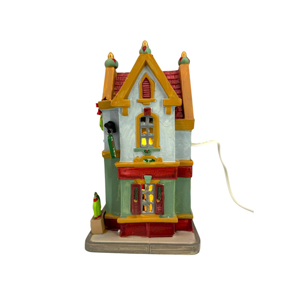 LEMAX #35061 Over The Top Sweater Shop Lighted Caddington Christmas Building - Picture 4 of 11